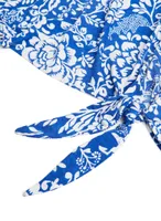 Floral Tie Detail Tee