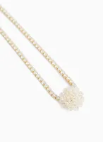 Crystal Cluster Pendant Necklace