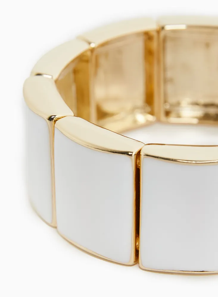 Enamel Stretch Bracelet