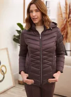 Recycled Packable Quilted Coat