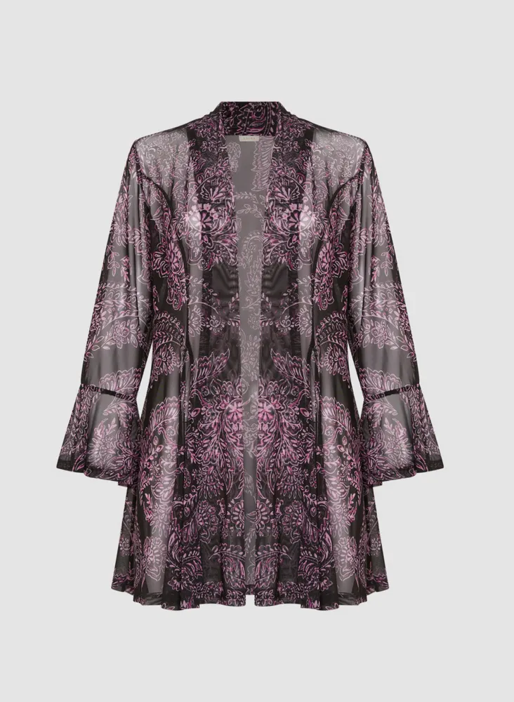 Paisley Print Cover-Up