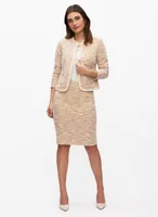 Bouclé Pencil Skirt