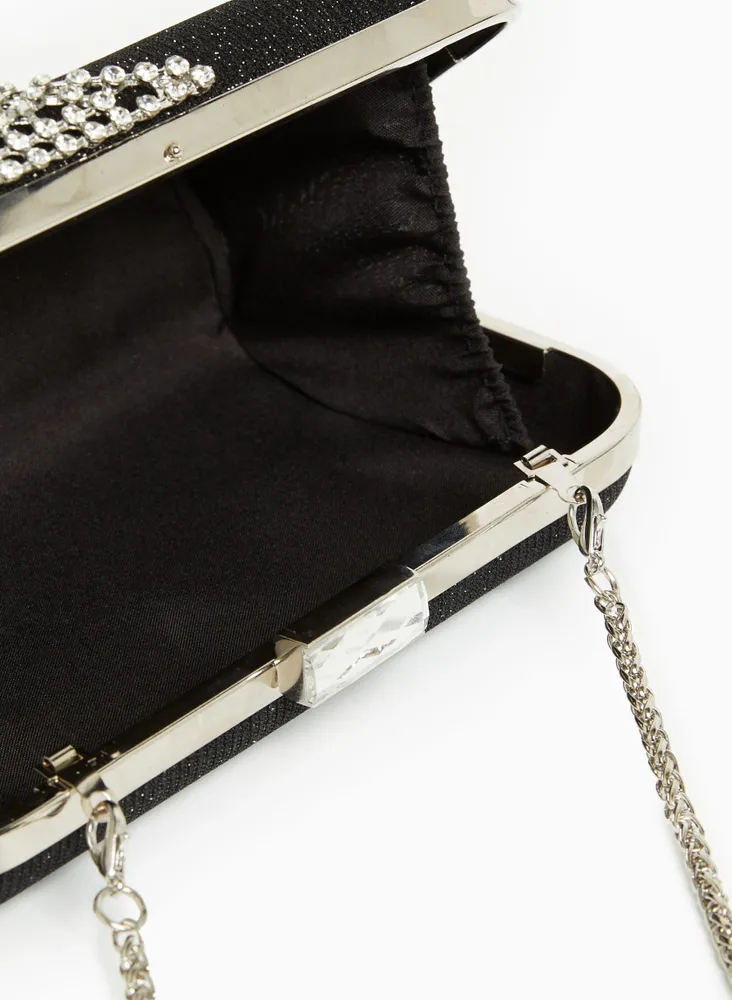 Crystal-Studded Clutch