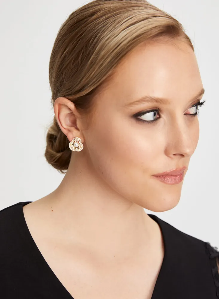 Pearl Centre Earrings