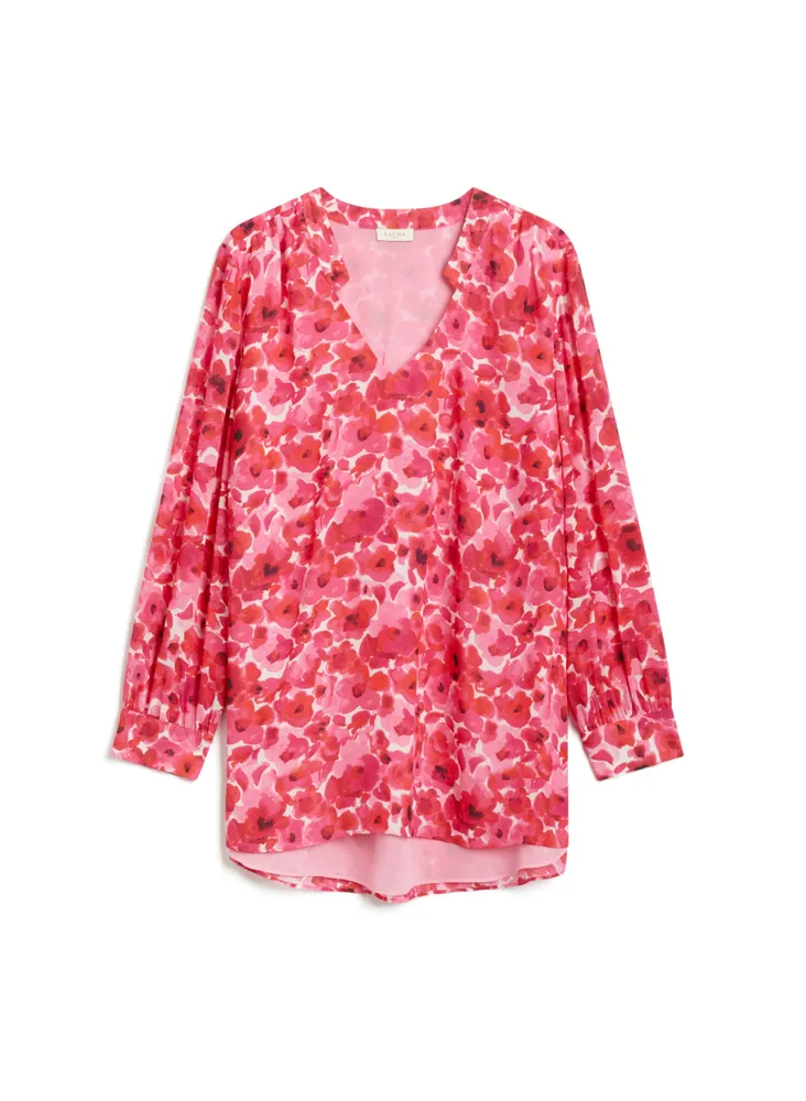 Puff Sleeve Floral Blouse