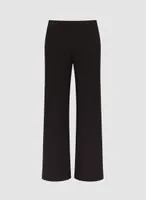 Pull-On Wide Leg Jersey Pants