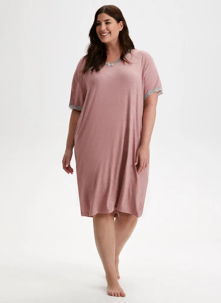 Dot Print Nightgown