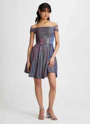 Strapless Glitter Dress