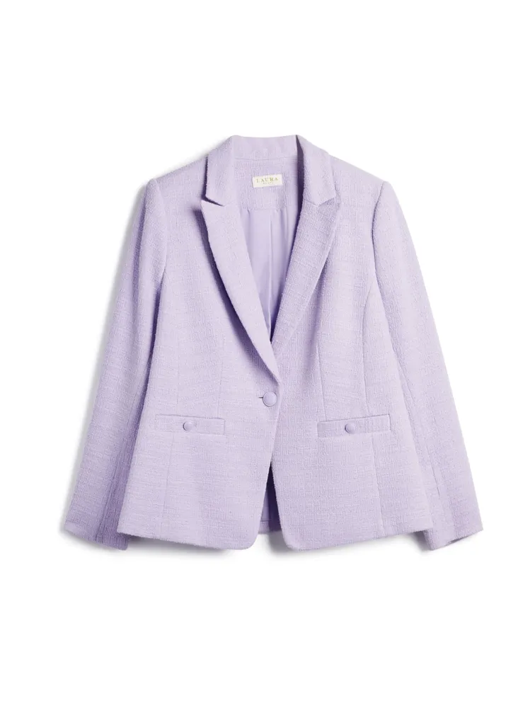 Single Button Front Blazer