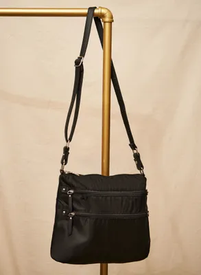 Multi Zipper Crossbody Bag