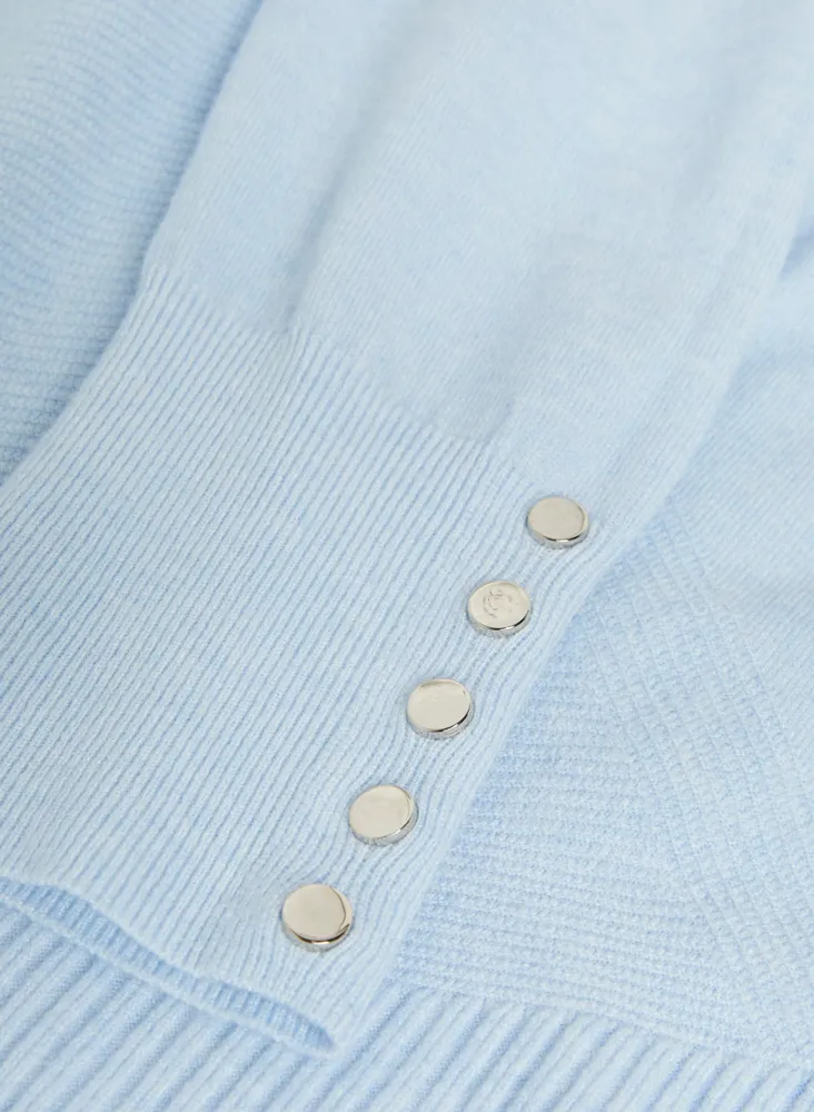 Stitch Detail Open Front Cardigan