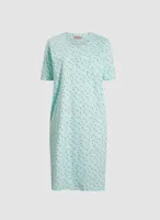 Polka Dot Motif Nightgown