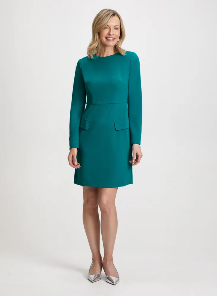 Long Sleeve Asymmetric Dress