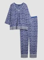 Paisley Print Pyjama Set