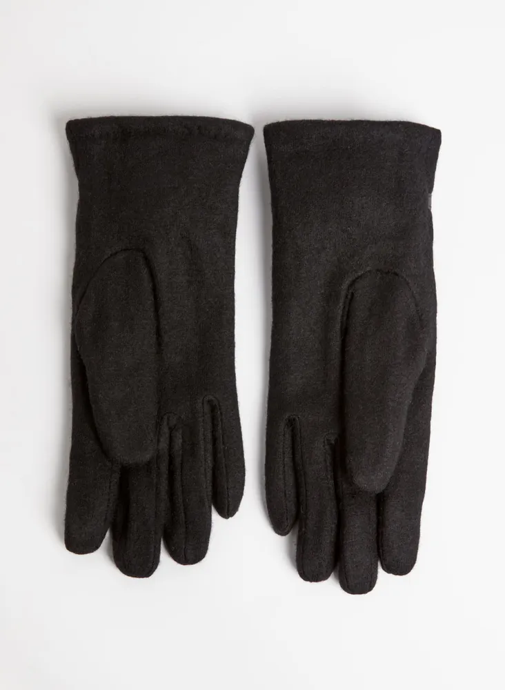 Pom Detail Gloves