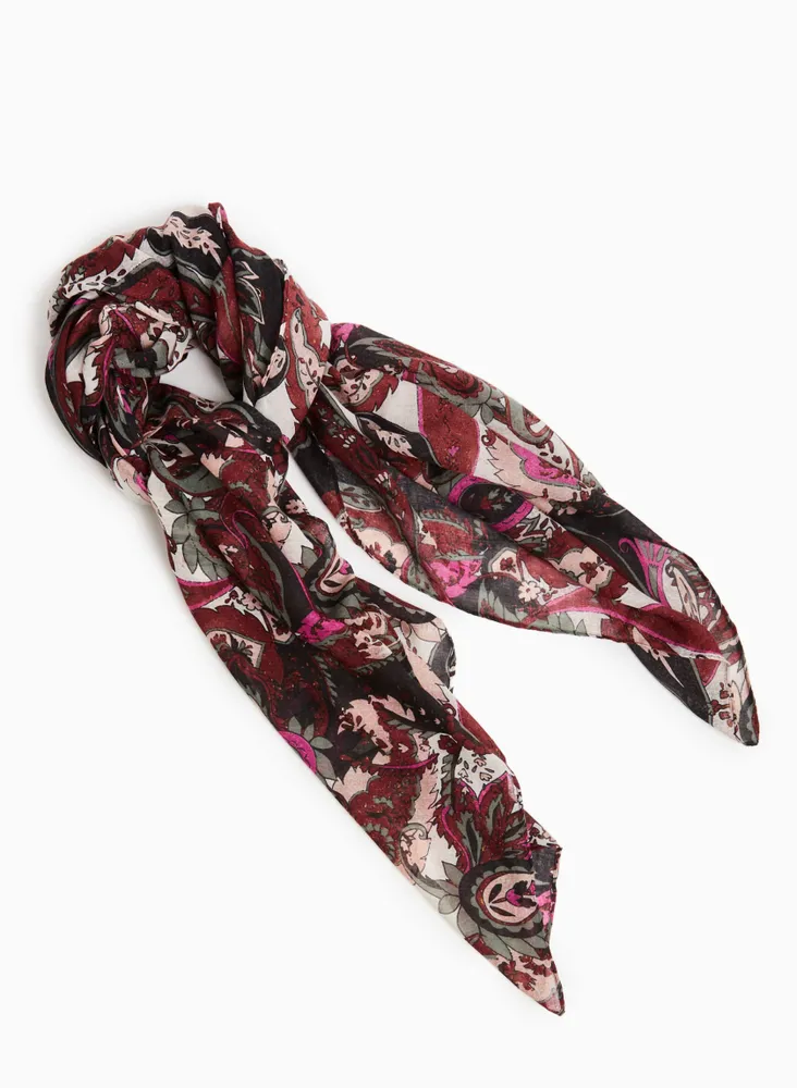 Paisley Print Scarf