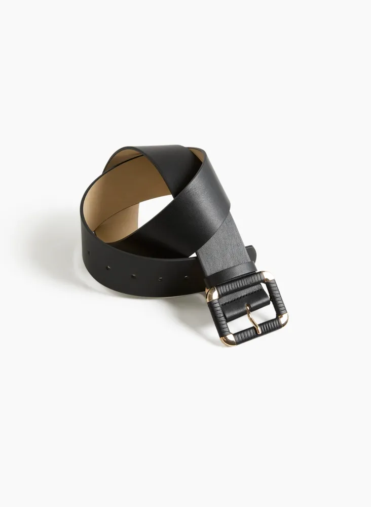 Rectangular Buckle Belt