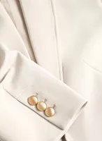 Boyfriend Style Button Cuff Blazer