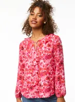 Puff Sleeve Floral Blouse