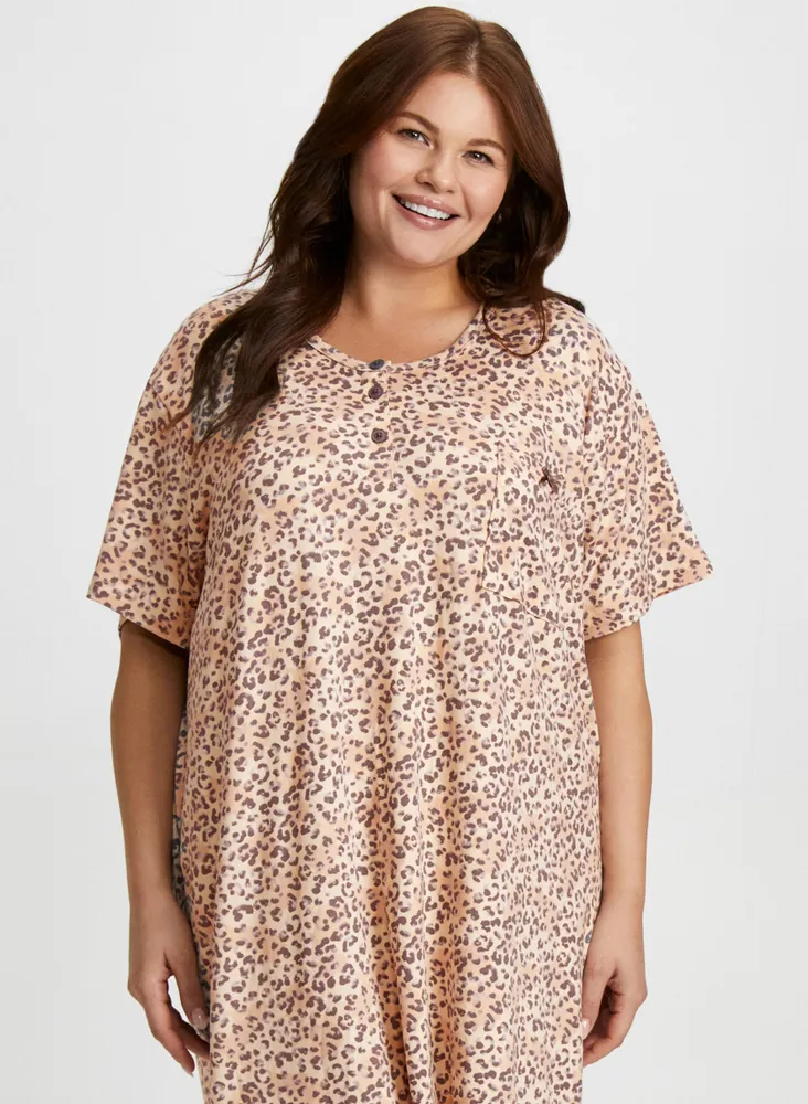 Animal Print Nightgown