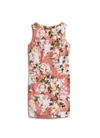 Rose Print Sleeveless Dress