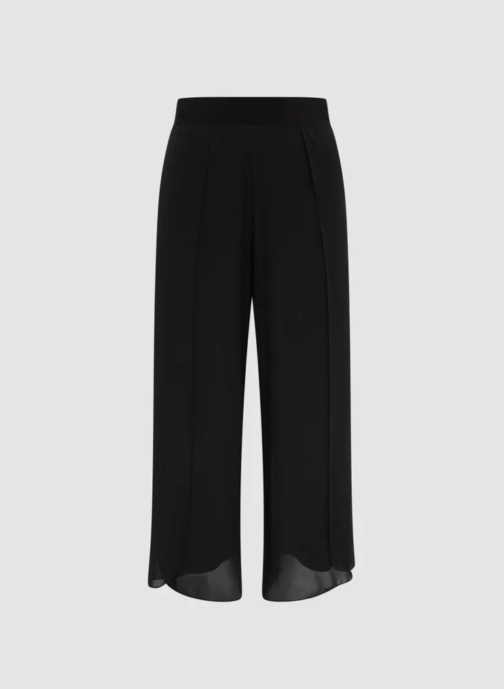 Laura K black chiffon wide leg pants, size 16 – Anita V Fashion & Beauty