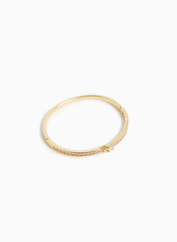 Rhinestone Detail Bangle