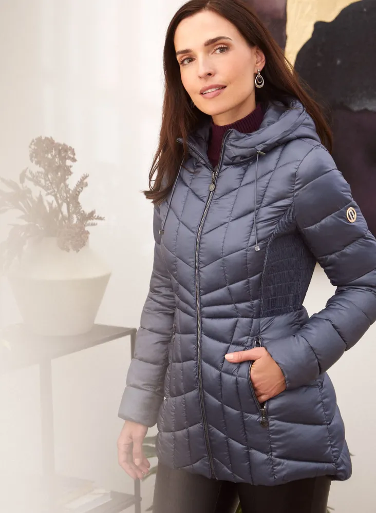 Bernardo - Recycled Ecoplume™ Packable Coat