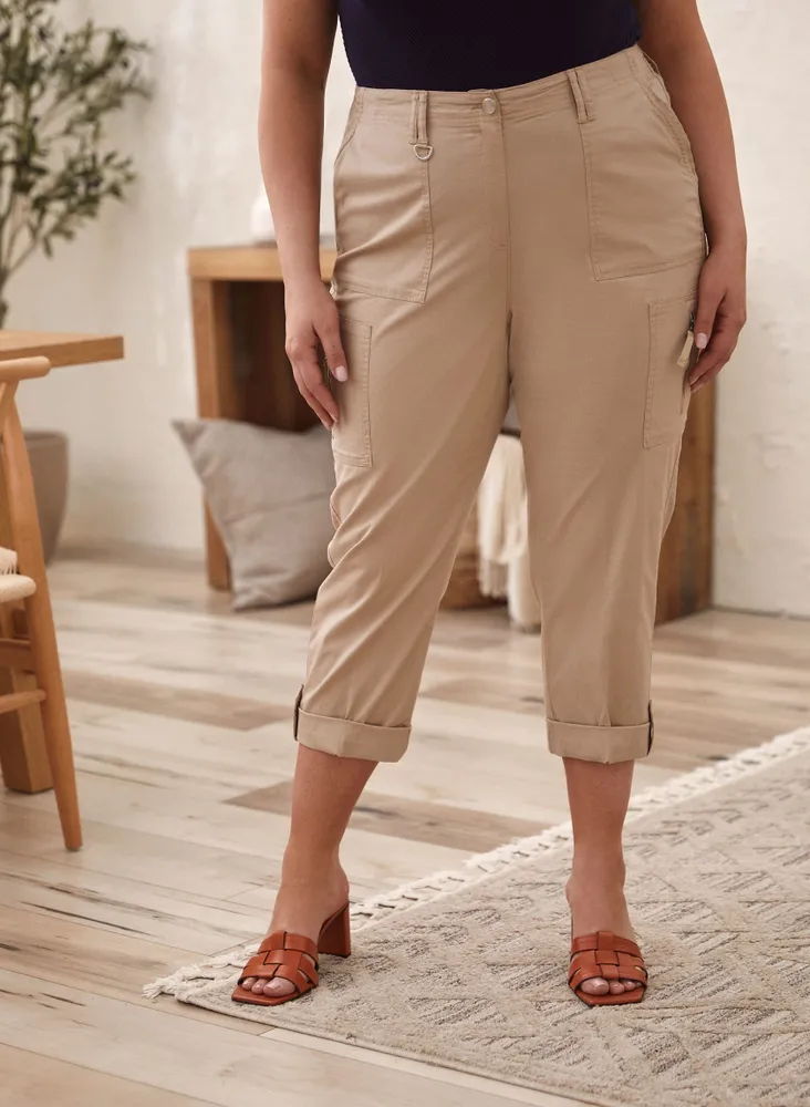 Cargo Capri Pants