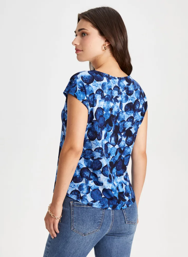 Circle Print Top