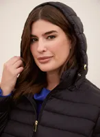 Packable Vegan Down Quilted Coat