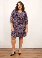 Medallion Print Dress