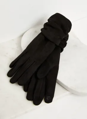 Faux Suede Gloves