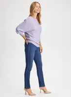 Slim Leg Pull-On Jeans