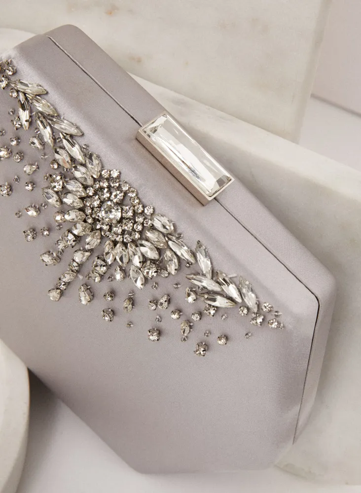 Crystal Detail Evening Clutch