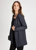 Long Sleeve Open Front Jacket