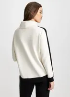 Colour Block Funnel Neck Top