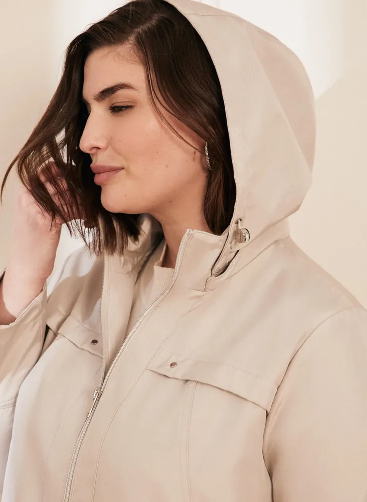 Removable Hood Raincoat