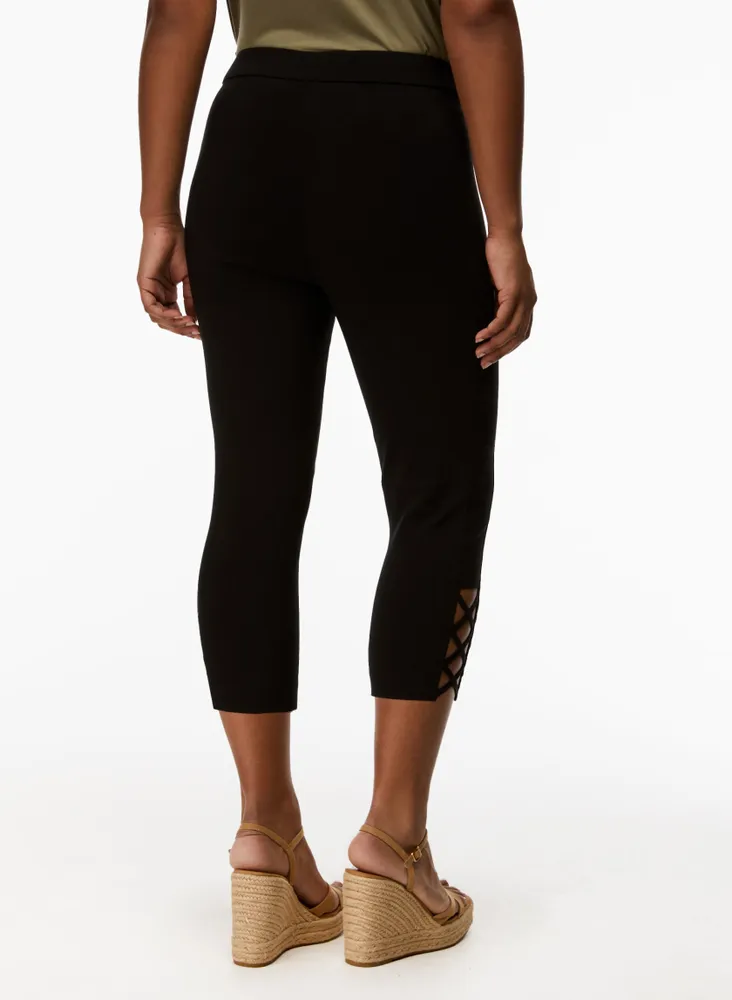 Laura Petites Cross Detail Capris