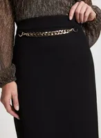 Large Chain Link Pencil Skirt