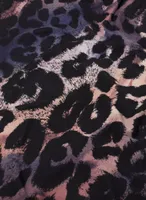 Cheetah Print Turtleneck Top