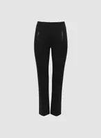 Contrast Trim Pull-On Pants