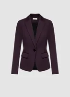 Pintuck Detail Blazer