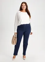 Pull-On Bow Detail Jeans