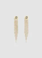 Cascading Crystal Earrings