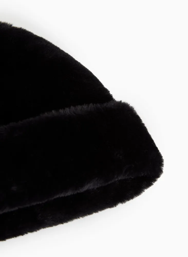 Faux Fur Cuffed Hat