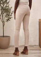 Pull-On Slim Leg Ankle Jeans