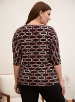 Chain Link Print Top