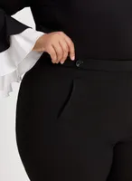 Signature Fit Button Detail Pants