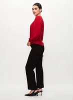 Side Zip Wide Leg Pants